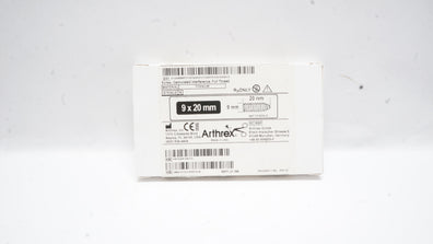 Arthrex AR-1390T Screw Cannulated Interference, Full Thread 9mm x 20mm (x)